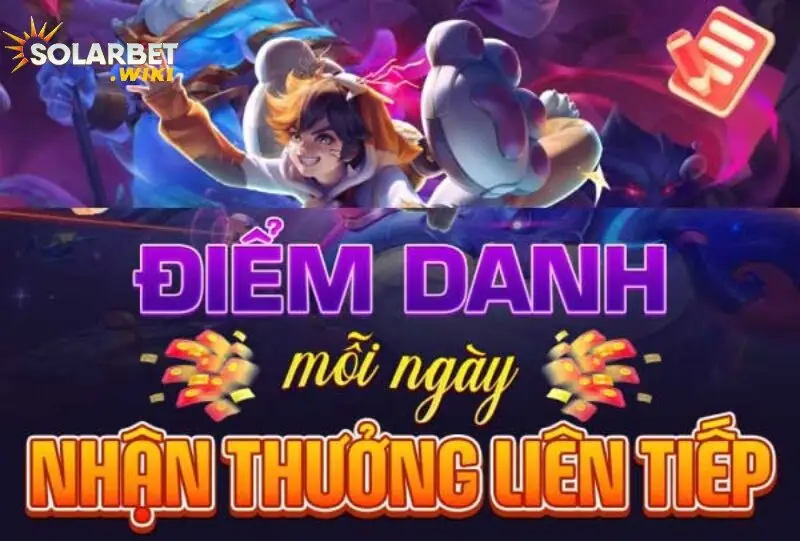 Cách nhận thưởng nạp tiền hàng ngày Solarbet