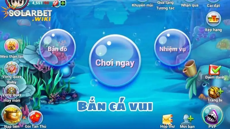 Giới thiệu game Bắn cá vui Solarbet
